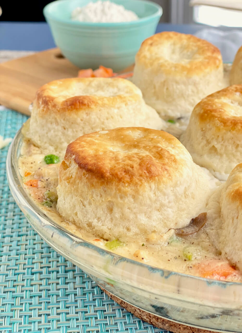 Biscuit chicken pot pie